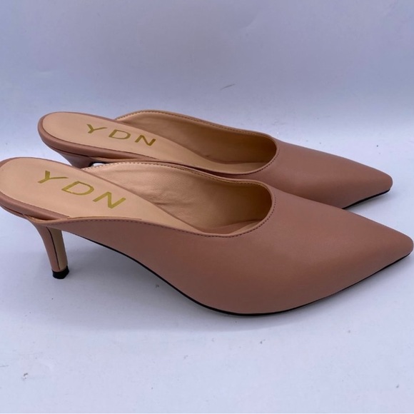 YDN Deep Nude Pointed Toe Low Mid Heel
Loafers /Slip On Mules - Picture 5 of 7